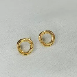 BRINCO ARGOLA ENTRELACADO