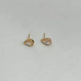 BRINCO ZIRCÔNIA GOTA CRAVEJADO P