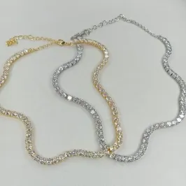 CHOCKER RIVIERA CRISTAL 4MM