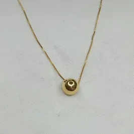 GARGANTILHA BOLA LISA