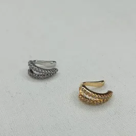 PIERCING FAKE DUAS VOLTAS CRAVEJADAS