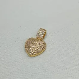 PINGENTE CORAÇÃO CRAVEJADO