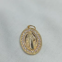PINGENTE NOSSA SENHORA CRAVEJADO