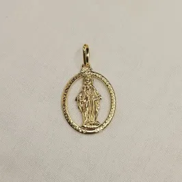 PINGENTE NOSSA SENHORA DAS GRAÇAS VAZADO