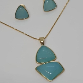 CONUNTO  AGATA AZUL CEU