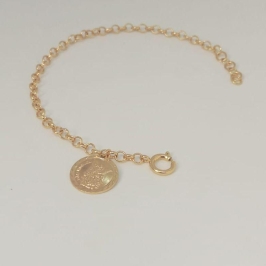 PULSERIA PORTUGUESA FINA C/ MEDALHA SAO MIGUEL