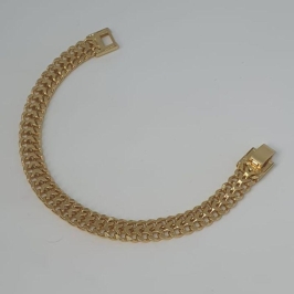 PULSERIA GRUMET  DUPLA FECHO RELOGIO