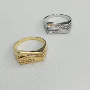 ANEL CHAPA DUPLO CRAVEJADO EM CIMA - ESPECIAL