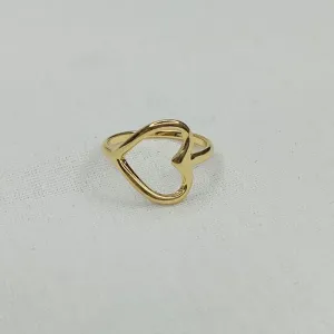 ANEL CORAÇÃO LATERAL VAZADO