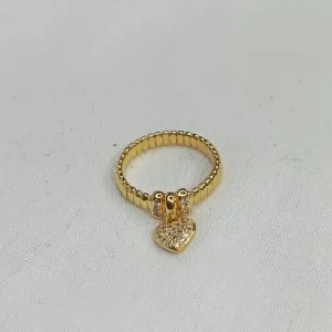 ANEL GOMOS COM CORAÇÃO CRAVEJADO