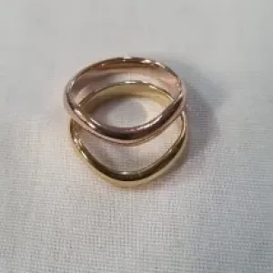 ANEL LISO DUAS CORES