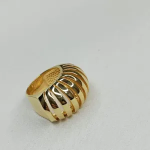 ANEL MEIO LISO MEIO VAZADO