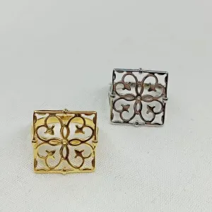 ANEL QUADRADO VAZADO