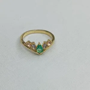 ANEL ZIRCONIAS COLORIDAS