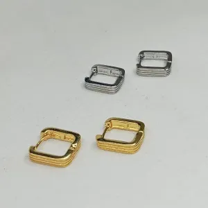 BRINCO ARGOLA QUADRADA