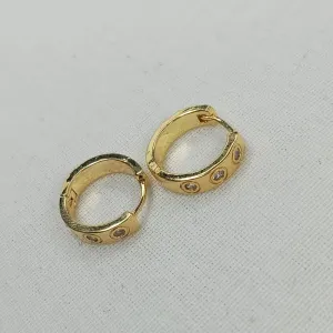 BRINCO CARTIE ARGOLA ZIRCONIA