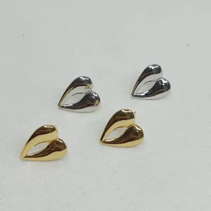 BRINCO CORAÇÃO LISO VAZADO