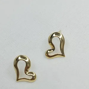 BRINCO CORAÇÁO VAZADO LISO