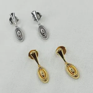 BRINCO OVAL LISO C/ BASE LISA