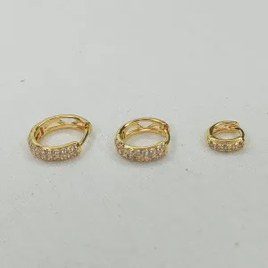 BRINCO TRIO ARGOLA CRAVEJADA