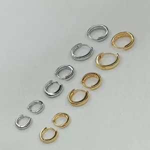 BRINCO TRIO ARGOLA LISO MEDIO