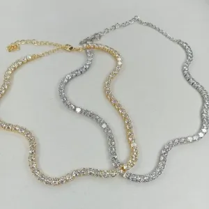 CHOCKER RIVIERA CRISTAL 4MM