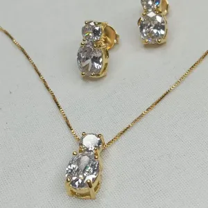 CONJUNTO DUAS PEDRAS CRISTAL