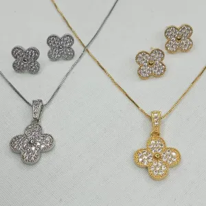 CONJUNTO VAN CLEFF CRAVEJADO