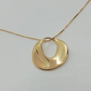 GARGANTILHA REDONDA VAZADA LISA