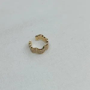 PIERCING FAKE ONDAS CRAVEJADO