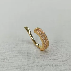 PIERCING FAKE TRÊS FILEIRAS C/ ZIRCONIA