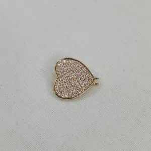 PINGENTE CORAÇÃO CRAVEJADO PARA PULSEIRA