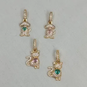 PINGENTE CRAVEJADO PETS CACHORRO/GATO