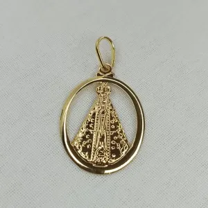 PINGENTE NOSSA SENHORA APARECIDA VAZADO