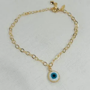 PULSEIRA PINGENTE OLHO GREGO