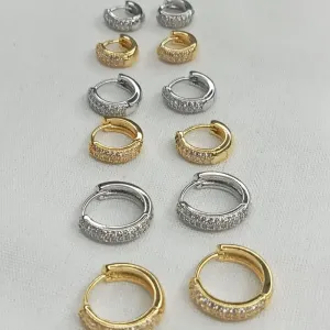 TRIO ARGOLAS DUAS FILEIRAS CRAVEJADAS