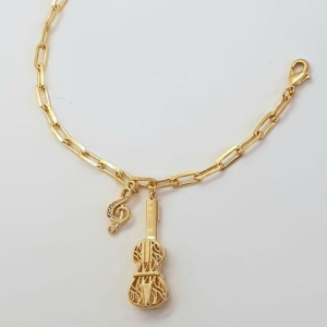 PULSEIRA CARTIE C/ NOTA MUSICAL/ VIOLAO