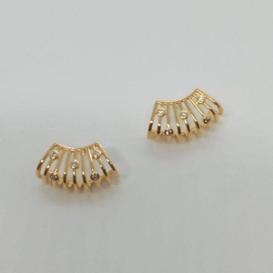 BRINCO ERACUFF FIOS LISO C/5 ZIRCONIA CRAVACAO INGLESA