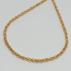 GARGANTILHA ELOS MEIA CANA ENTRELACADOS