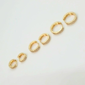 BRINCO TRIO ARGOLA ZIRCONIA