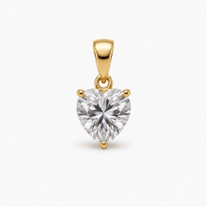 PINGENTE  ZIRCONIA CORACAO