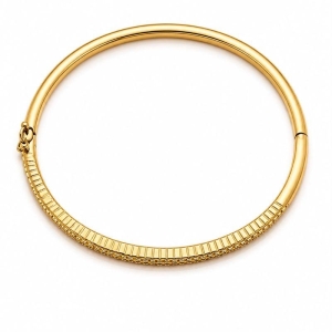 BRACELETE FINO CRAVEJADO C/ TRAVA