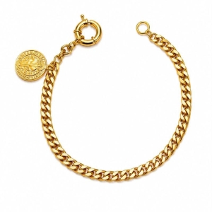 PULSERIA GRUMET C/PINGENTE SAO BENTO FECHO BOIA