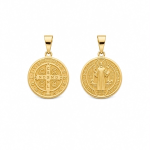 PINGENTE MEDALHA SAO BENTO LISA GRANDE