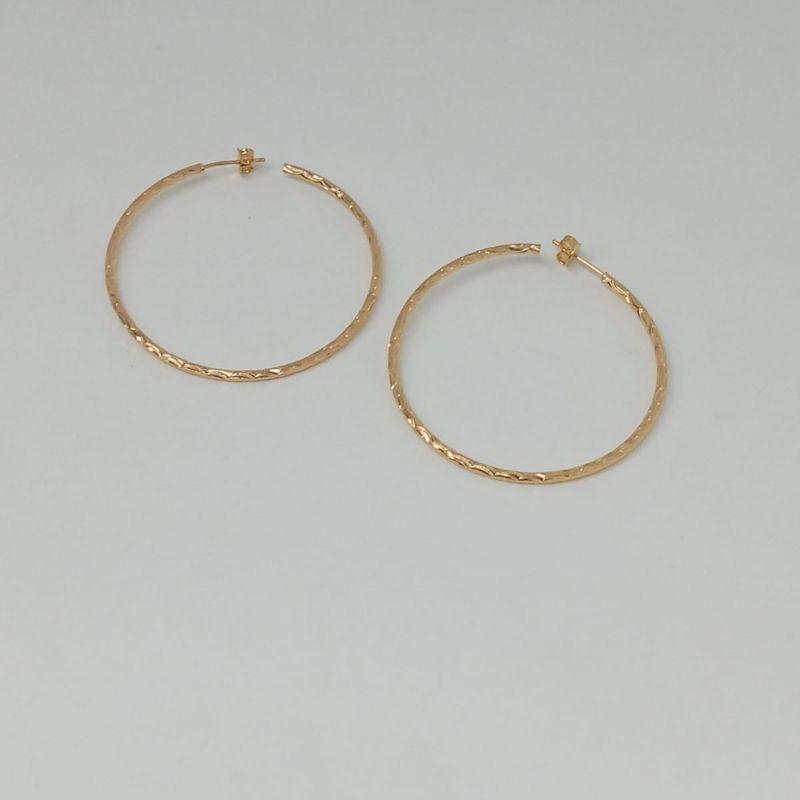 BRINCO ARGOLA DIAMANTADO