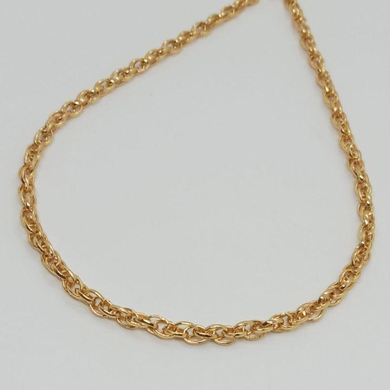 GARGANTILHA ELOS MEIA CANA ENTRELACADOS