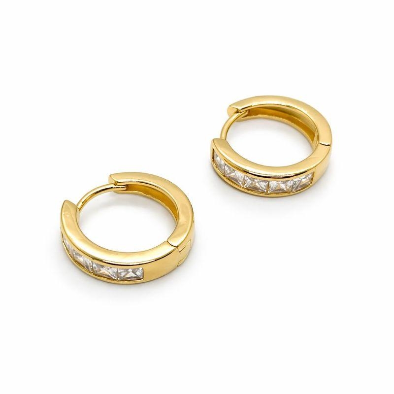 BRINCO ARGOLA C/LATERAL EM ZIRCONIA