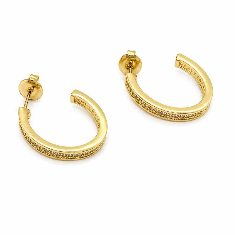 BRINCO ARGOLA CRAVEJADO