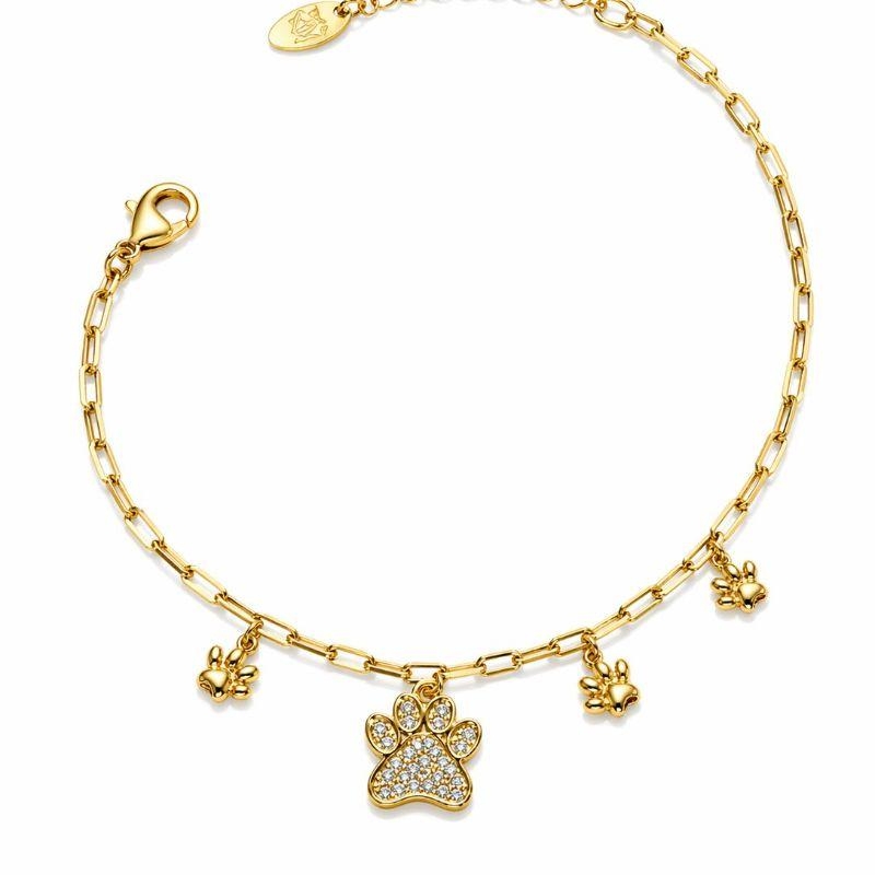 PULSEIRA CARTIE C/ PINGETE PATINHA CRAVEJADO DUAS LISAS