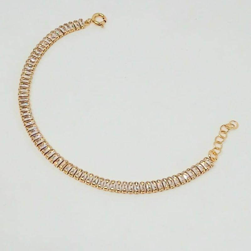 PULSEIRA RIVIERA ZIRCONIA BAGUETE